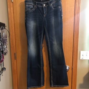 Silver Suki 14x34 dark denim. Like new